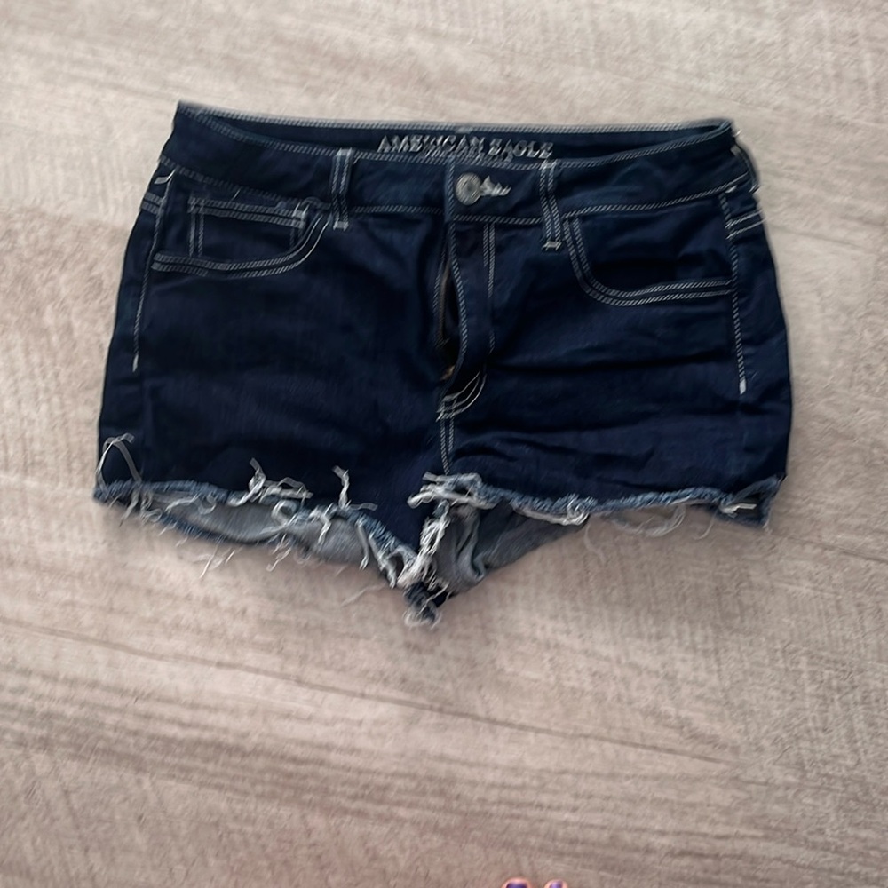 American eagle jean shirts size ten like new